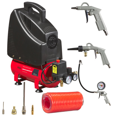 Сервис мастер с набором пневмоинструмента (SERVICE MASTER KIT) + 6 (OL195/6 + 6 предметов)