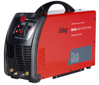 FUBAG Сварочный инверторный аргонодуговой аппарат INTIG 320 T AC/DC PULSE c горелкой FB TIG 18 5P 4 метра и модулем охлаждения и тележкой