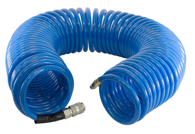 Шланг спиральный с фитингами рапид_полиуретан_15бар_8x12мм_20м