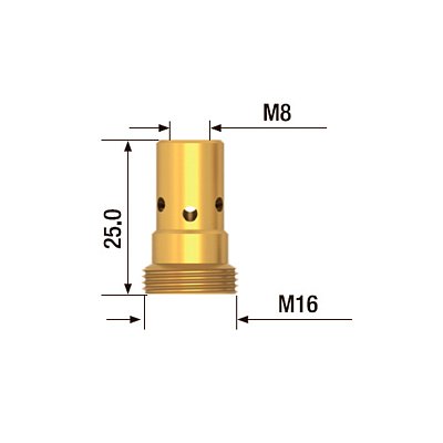 FUBAG Адаптер контактного наконечника M8*36 мм (5 шт.)