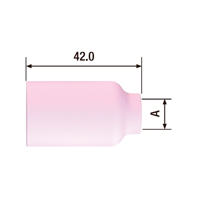 FUBAG Сопло керамическое для газовой линзы №4 ф6 FB TIG 17-18-26  (10 шт.)