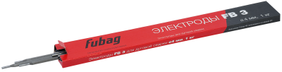 FUBAG Электрод сварочный с рутиловым покрытием FB 3 D4.0 мм (пачка 1 кг)